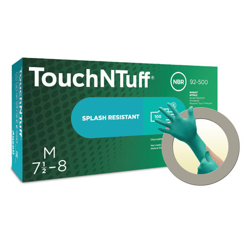 Touch N Tuff Green Disposable Gloves (76490479701)